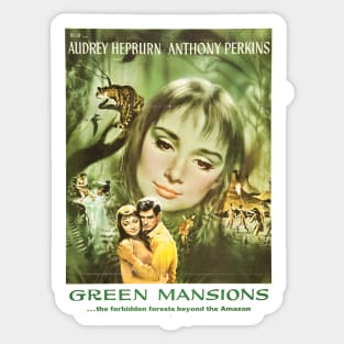 Green Mansions Movie Poster Sticker